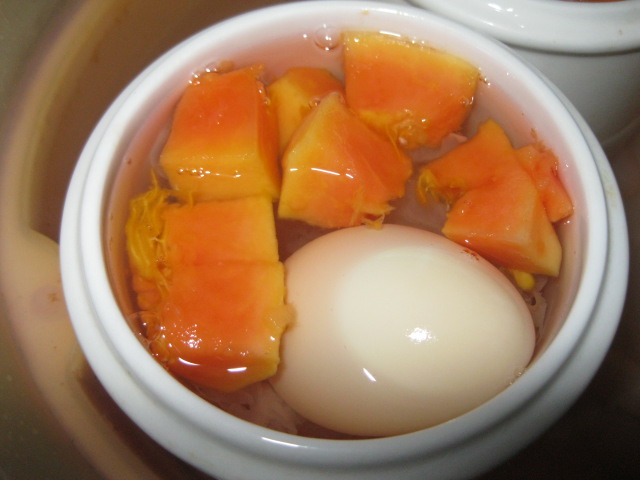 木瓜银耳蛋汤