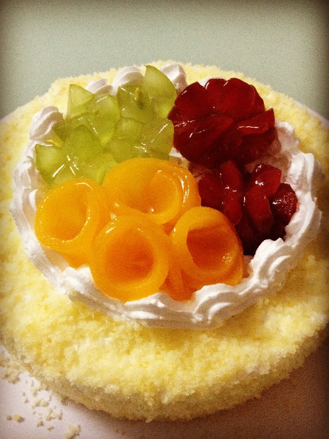水果奶油小蛋糕