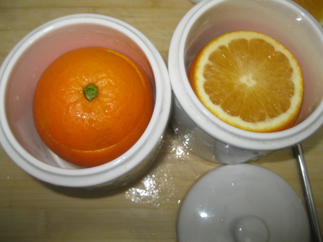 盐蒸脐橙---治咳嗽的做法