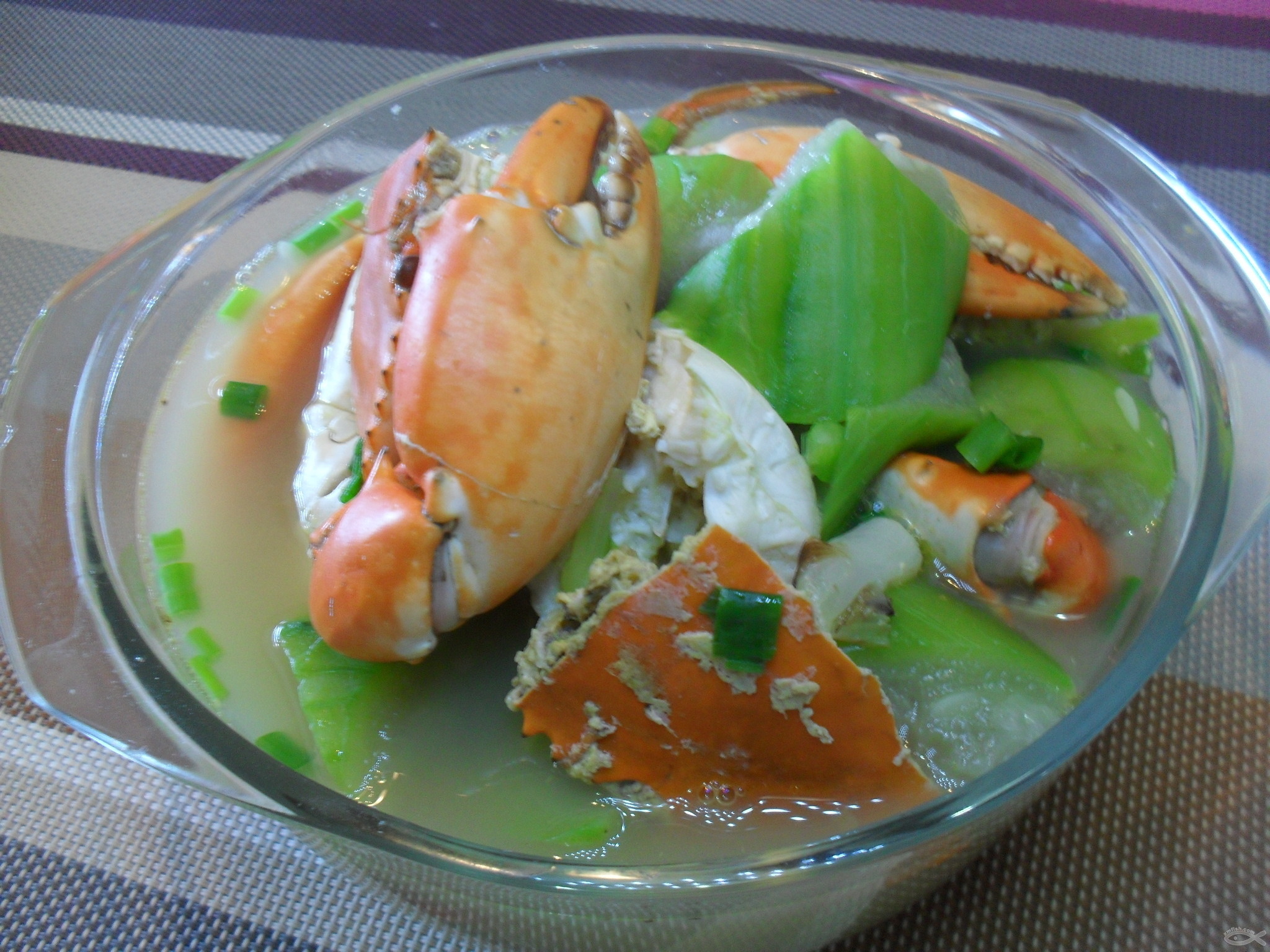 螃蟹丝瓜汤的做法