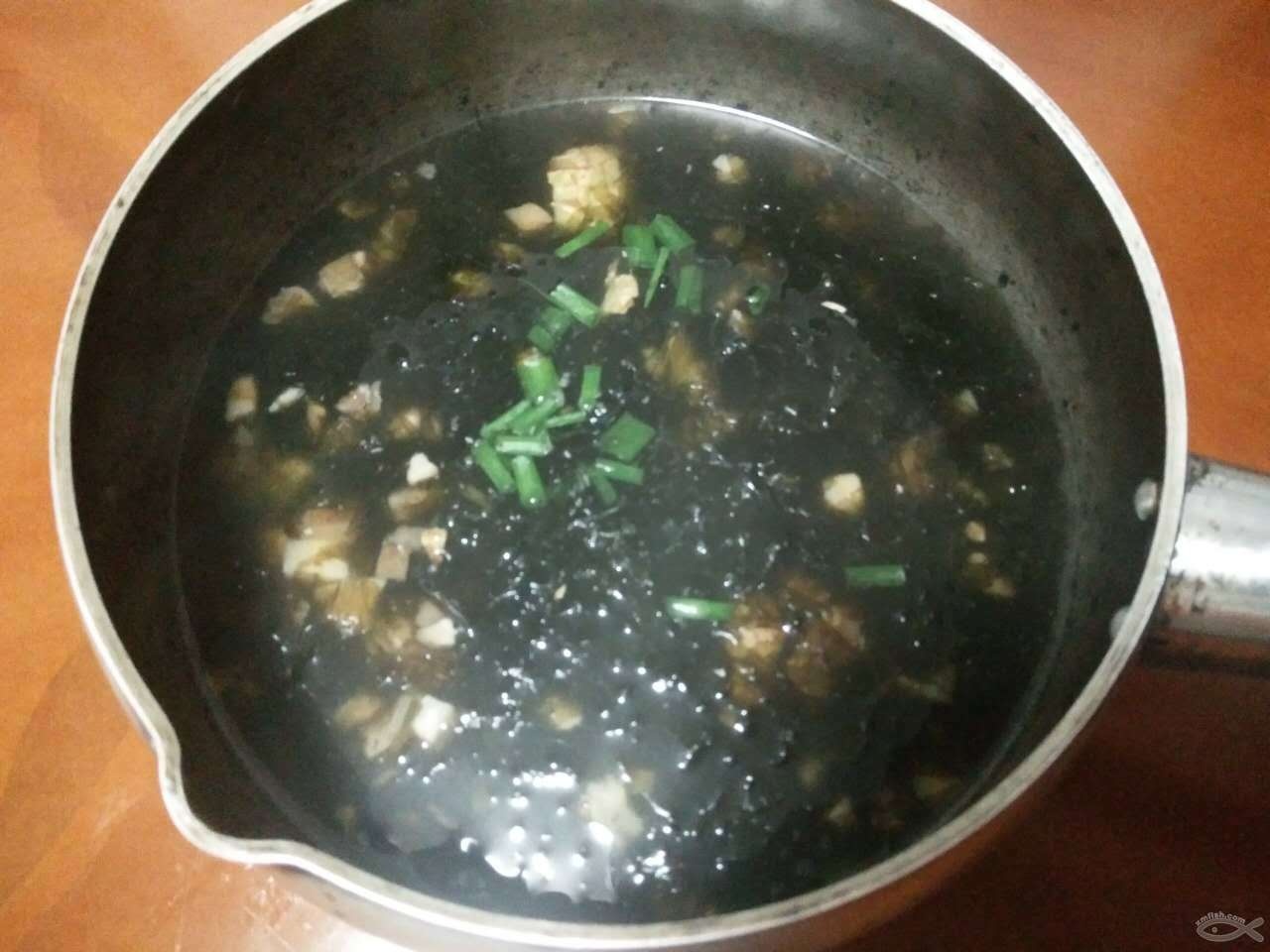 香菇粒紫菜汤