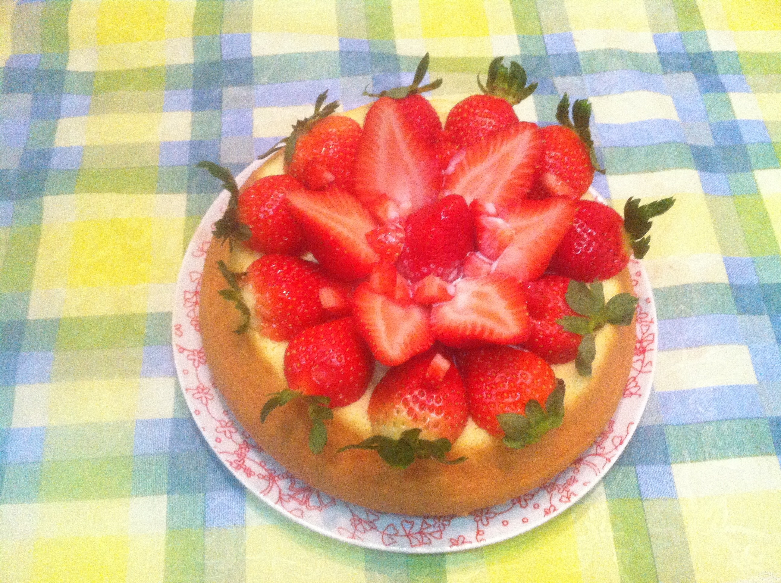 草莓蛋糕的做法